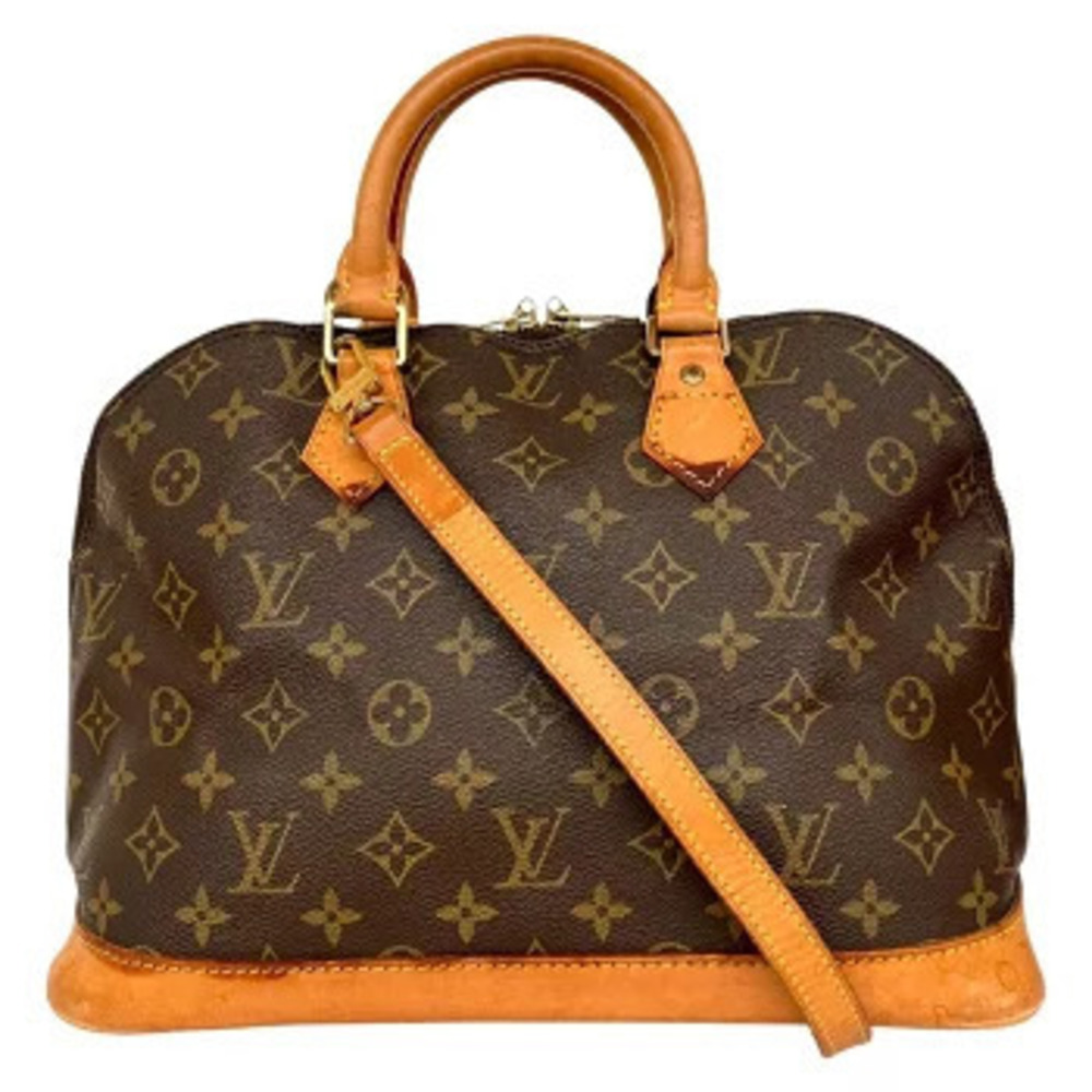 LOUIS VUITTON Monogram Alma Brown 2way Shoulder Bag